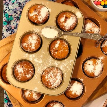 Molde para Muffins anti-adherente color cobre