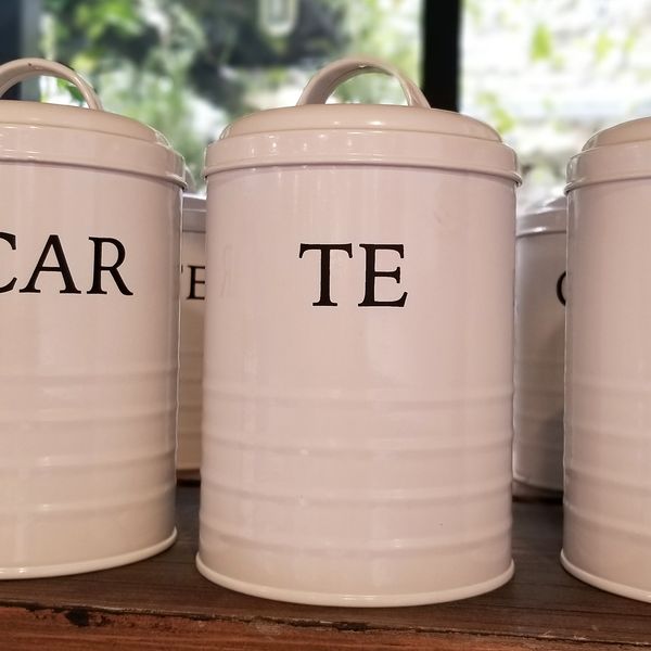 Tarro Blanco Té