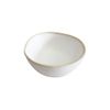 Bowl cerámica blanca borde natural
