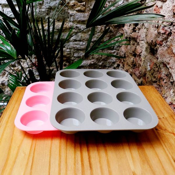 Molde silicona para cupcakes