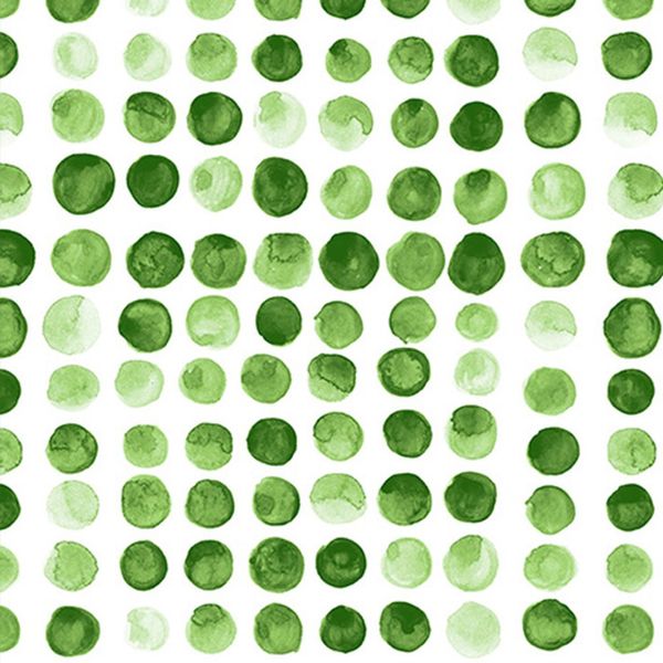 Pack x 20 servilleta papel motas verde 33 x 33 cm