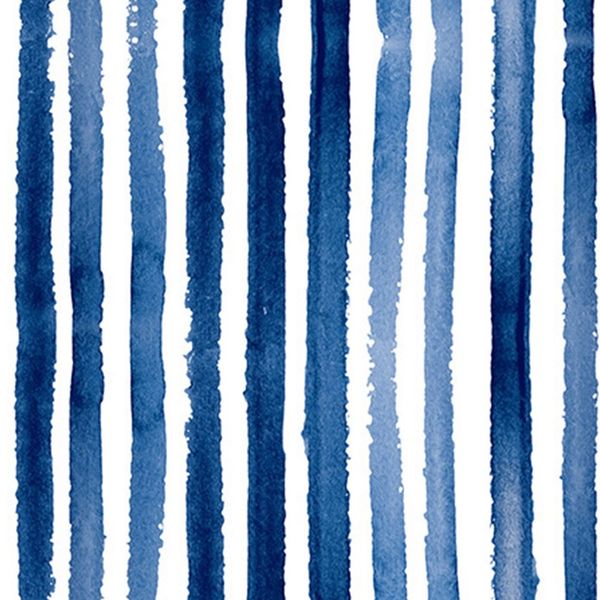 Pack x 20 servilleta papel rayas azul 33 x 33 cm