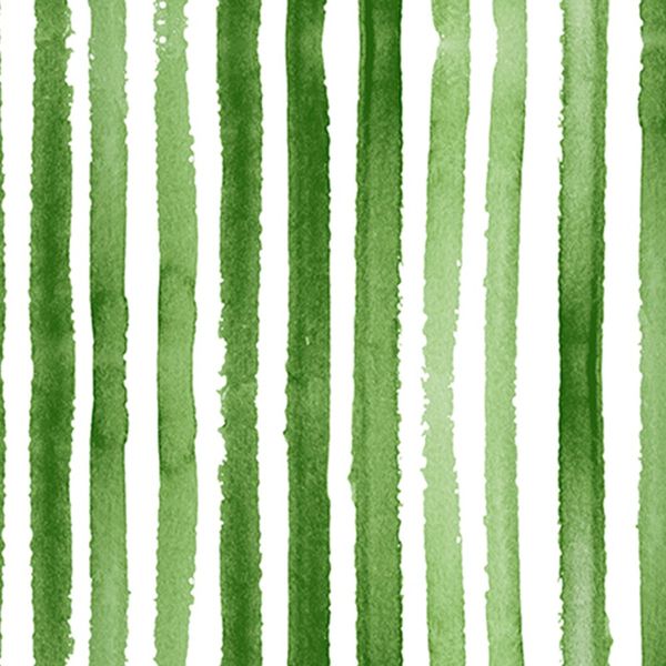 Pack x 20 servilleta papel rayas verde 33 x 33 cm