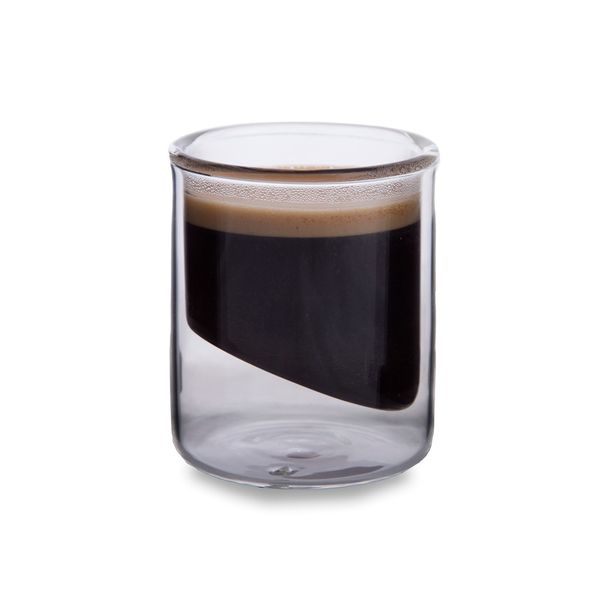 Cup inclinado 80 ml vidrio templado