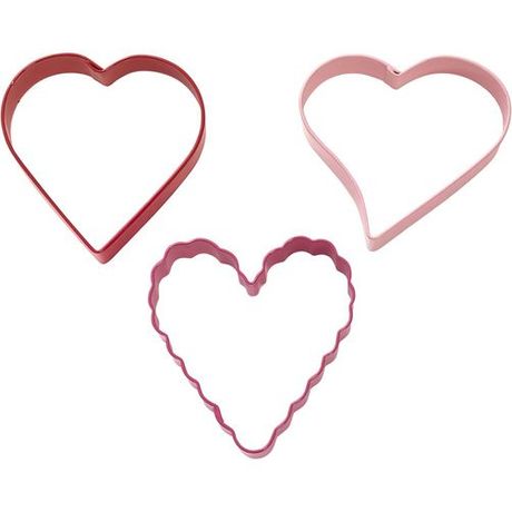 Set x 3 Cortantes en forma de corazón