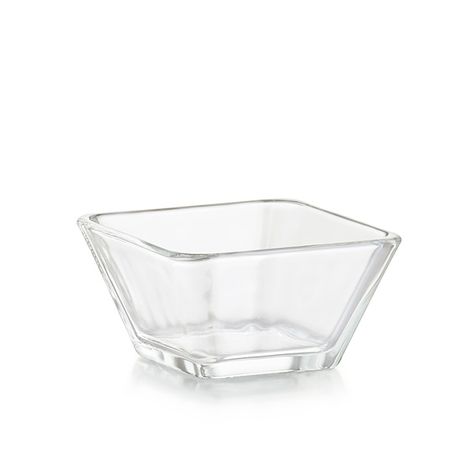 Mini Bowl cuadrado de vidrio