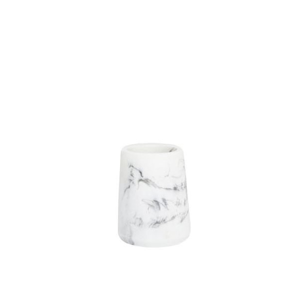 Vaso cilíndrico diseño mármol