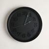 Reloj redondo brooklin black & black 30 cm