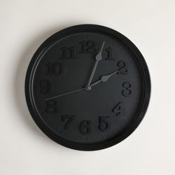 ▷🥇 distribuidor reloj de pared Ø 30 cm negro