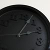 Reloj redondo brooklin black & black 30 cm