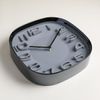Reloj cuadrado brooklin black & gray 30 cm
